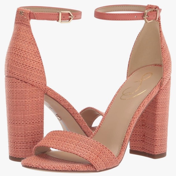 Brand New Sam Edelman Yaro Heels in Stucco Pink Size 8.5B - Picture 2 of 8